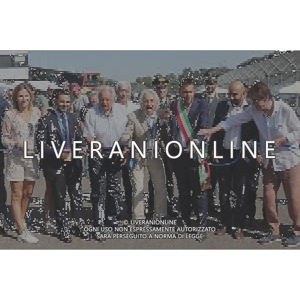 IMOLA 09 09 2023 AUTODROMO ENZO E DINO FERRARI CRAME MOSTRA SCAMBIO NELLA FOTO TAGLIO DEL NASTRO PRESENTI UMBERTO CIOMPI SINDACO MARCO PANIERI ELENA PENAZZI BENITO BATTILANI FORZE DEL ORDINE SINDACO DI LUGO VICE SINDACO DI FAENZA ©SANNA/AGENZIA ALDO LIVERANI SAS
