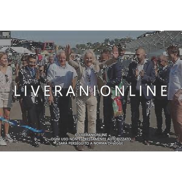 IMOLA 09 09 2023 AUTODROMO ENZO E DINO FERRARI CRAME MOSTRA SCAMBIO NELLA FOTO TAGLIO DEL NASTRO PRESENTI UMBERTO CIOMPI SINDACO MARCO PANIERI ELENA PENAZZI BENITO BATTILANI FORZE DEL ORDINE SINDACO DI LUGO VICE SINDACO DI FAENZA ©SANNA/AGENZIA ALDO LIVERANI SAS
