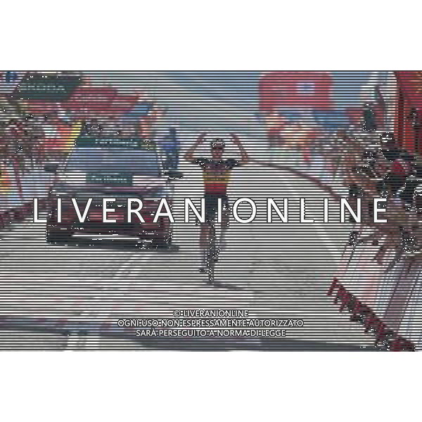 09-09-2023 Vuelta A Espana; Tappa 14 Sauveterre De Bearn - Larra Belagua; 2023, Soudal - Quickstep; Evenepoel, Remco; Larra Belagua; ©SIROTTI/AGENZIA ALDO LIVERANI SAS