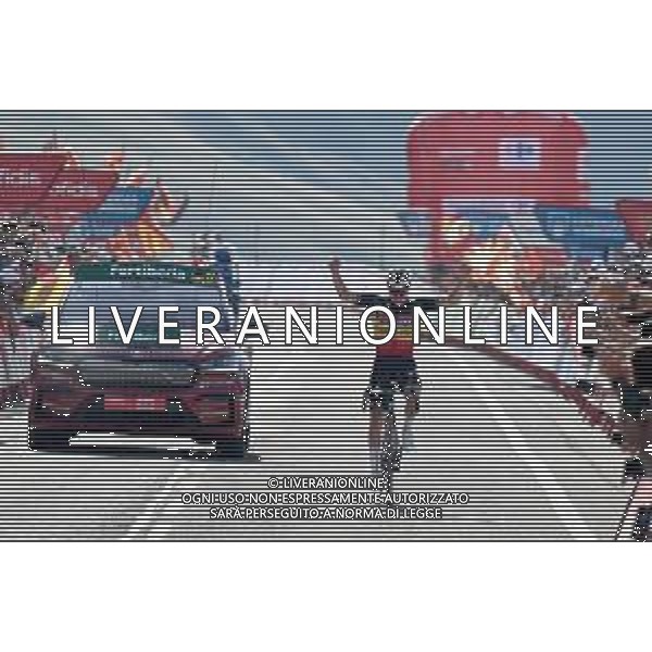 09-09-2023 Vuelta A Espana; Tappa 14 Sauveterre De Bearn - Larra Belagua; 2023, Soudal - Quickstep; Evenepoel, Remco; Larra Belagua; ©SIROTTI/AGENZIA ALDO LIVERANI SAS