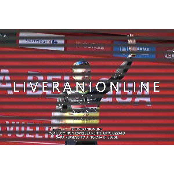 09-09-2023 Vuelta A Espana; Tappa 14 Sauveterre De Bearn - Larra Belagua; 2023, Soudal - Quickstep; Evenepoel, Remco; Larra Belagua; ©SIROTTI/AGENZIA ALDO LIVERANI SAS