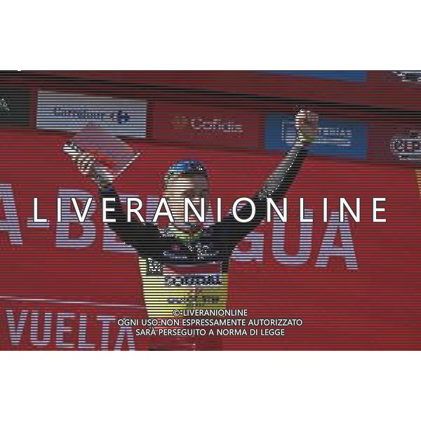 09-09-2023 Vuelta A Espana; Tappa 14 Sauveterre De Bearn - Larra Belagua; 2023, Soudal - Quickstep; Evenepoel, Remco; Larra Belagua; ©SIROTTI/AGENZIA ALDO LIVERANI SAS