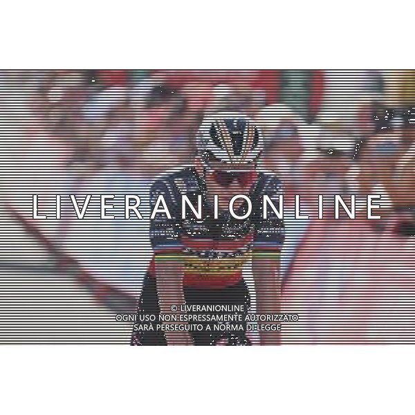 09-09-2023 Vuelta A Espana; Tappa 14 Sauveterre De Bearn - Larra Belagua; 2023, Soudal - Quickstep; Evenepoel, Remco; Larra Belagua; ©SIROTTI/AGENZIA ALDO LIVERANI SAS