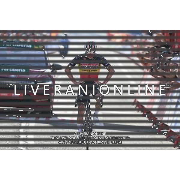 09-09-2023 Vuelta A Espana; Tappa 14 Sauveterre De Bearn - Larra Belagua; 2023, Soudal - Quickstep; Evenepoel, Remco; Larra Belagua; ©SIROTTI/AGENZIA ALDO LIVERANI SAS