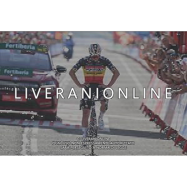 09-09-2023 Vuelta A Espana; Tappa 14 Sauveterre De Bearn - Larra Belagua; 2023, Soudal - Quickstep; Evenepoel, Remco; Larra Belagua; ©SIROTTI/AGENZIA ALDO LIVERANI SAS