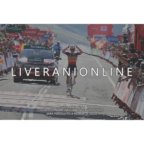 09-09-2023 Vuelta A Espana; Tappa 14 Sauveterre De Bearn - Larra Belagua; 2023, Soudal - Quickstep; Evenepoel, Remco; Larra Belagua; ©SIROTTI/AGENZIA ALDO LIVERANI SAS