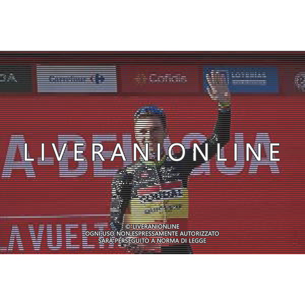 09-09-2023 Vuelta A Espana; Tappa 14 Sauveterre De Bearn - Larra Belagua; 2023, Soudal - Quickstep; Evenepoel, Remco; Larra Belagua; ©SIROTTI/AGENZIA ALDO LIVERANI SAS