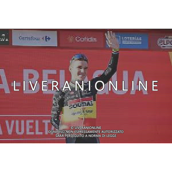 09-09-2023 Vuelta A Espana; Tappa 14 Sauveterre De Bearn - Larra Belagua; 2023, Soudal - Quickstep; Evenepoel, Remco; Larra Belagua; ©SIROTTI/AGENZIA ALDO LIVERANI SAS