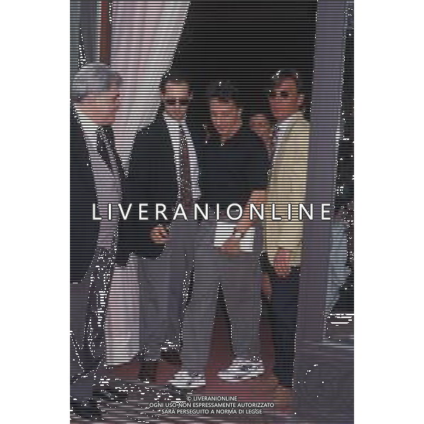 Dia- DUSTIN HOFFMAN ATTORE - RETROSPETTIVA NELLA FOTO A MILANO NELL\'ANNO 1993 PER PARTECIPARE AI TELEGATTI AG ALDO LIVERANI SAS