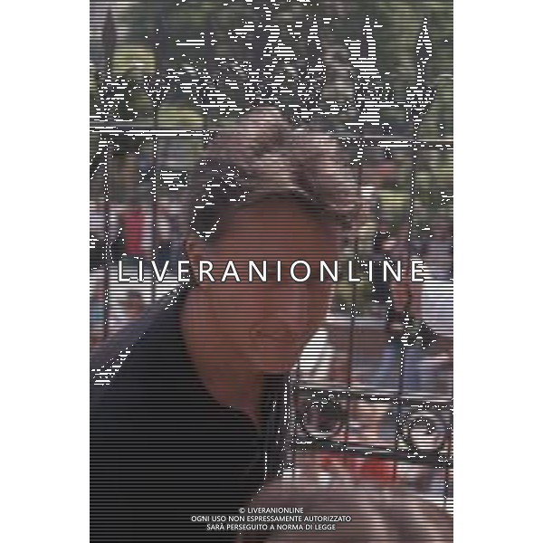 Dia- DUSTIN HOFFMAN ATTORE - RETROSPETTIVA NELLA FOTO A MILANO NELL\'ANNO 1993 PER PARTECIPARE AI TELEGATTI AG ALDO LIVERANI SAS