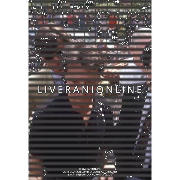 Dia- DUSTIN HOFFMAN ATTORE - RETROSPETTIVA NELLA FOTO A MILANO NELL\'ANNO 1993 PER PARTECIPARE AI TELEGATTI AG ALDO LIVERANI SAS