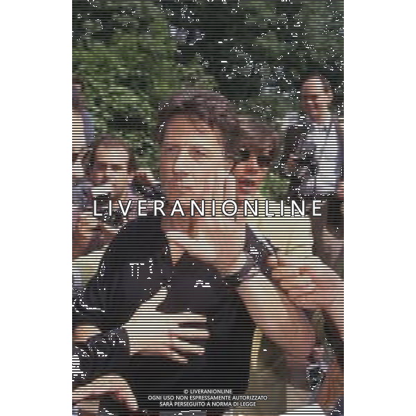Dia- DUSTIN HOFFMAN ATTORE - RETROSPETTIVA NELLA FOTO A MILANO NELL\'ANNO 1993 PER PARTECIPARE AI TELEGATTI AG ALDO LIVERANI SAS