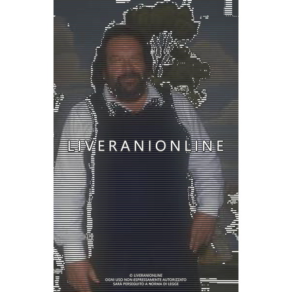 DIAP-RETROSPETTIVA BUD SPENCER PSEUDONIMO DI CARLO PEDERSOLI ATTORE NELLA FOTO BUD SPENCER A TERRAZZA MARTINI A MILANO NELL\'ANNO 1982 AG ALDO LIVERANI SAS