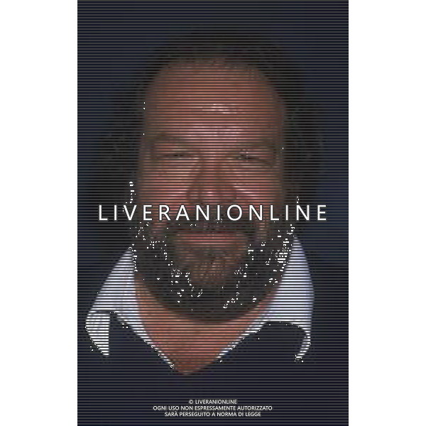 DIAP-RETROSPETTIVA BUD SPENCER PSEUDONIMO DI CARLO PEDERSOLI ATTORE NELLA FOTO BUD SPENCER A TERRAZZA MARTINI A MILANO NELL\'ANNO 1982 AG ALDO LIVERANI SAS