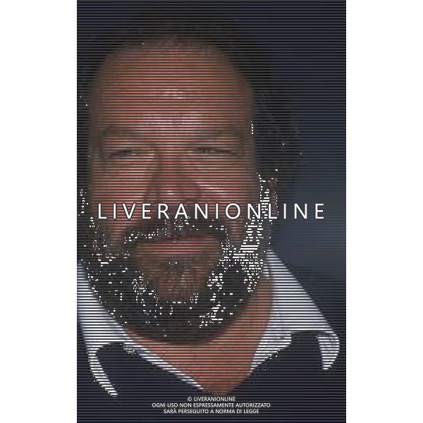 DIAP-RETROSPETTIVA BUD SPENCER PSEUDONIMO DI CARLO PEDERSOLI ATTORE NELLA FOTO BUD SPENCER A TERRAZZA MARTINI A MILANO NELL\'ANNO 1982 AG ALDO LIVERANI SAS