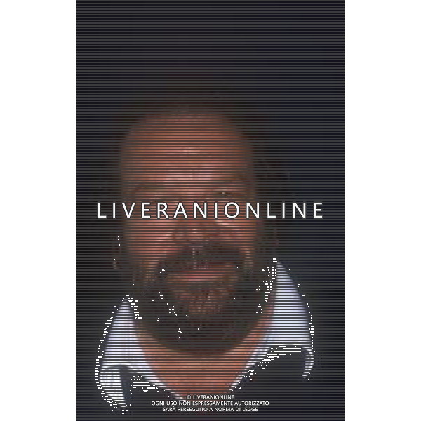DIAP-RETROSPETTIVA BUD SPENCER PSEUDONIMO DI CARLO PEDERSOLI ATTORE NELLA FOTO BUD SPENCER A TERRAZZA MARTINI A MILANO NELL\'ANNO 1982 AG ALDO LIVERANI SAS