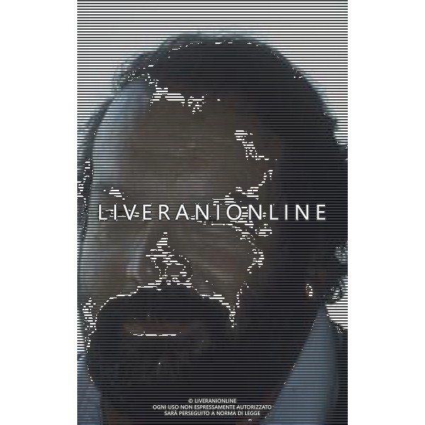 DIAP-RETROSPETTIVA BUD SPENCER PSEUDONIMO DI CARLO PEDERSOLI ATTORE NELLA FOTO BUD SPENCER A TERRAZZA MARTINI A MILANO NELL\'ANNO 1982 AG ALDO LIVERANI SAS