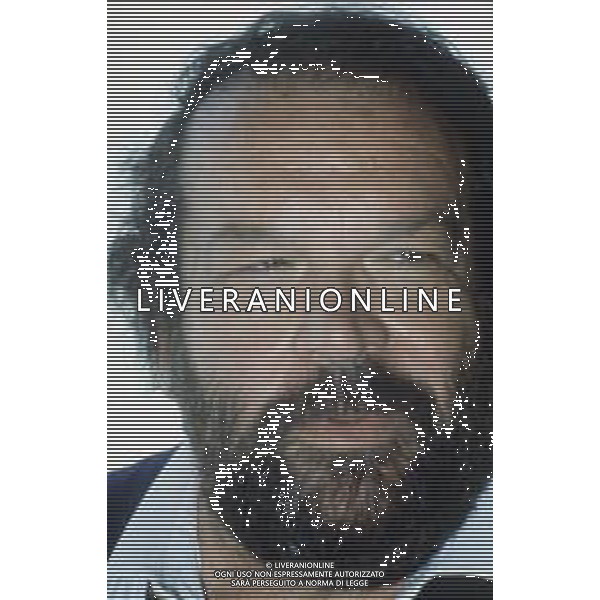 DIAP-RETROSPETTIVA BUD SPENCER PSEUDONIMO DI CARLO PEDERSOLI ATTORE NELLA FOTO BUD SPENCER A TERRAZZA MARTINI A MILANO NELL\'ANNO 1982 AG ALDO LIVERANI SAS
