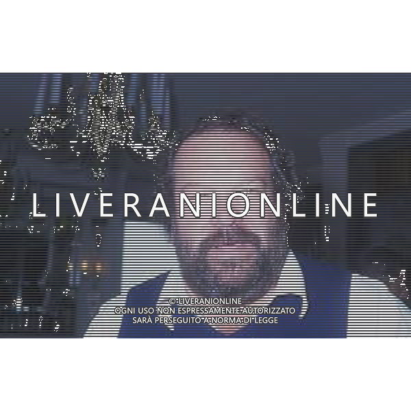 DIAP-RETROSPETTIVA BUD SPENCER PSEUDONIMO DI CARLO PEDERSOLI ATTORE NELLA FOTO BUD SPENCER A TERRAZZA MARTINI A MILANO NELL\'ANNO 1982 AG ALDO LIVERANI SAS