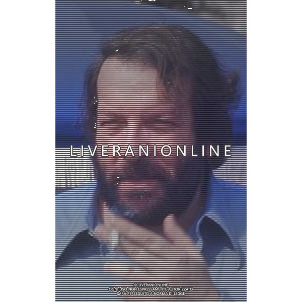 DIAP-RETROSPETTIVA BUD SPENCER PSEUDONIMO DI CARLO PEDERSOLI ATTORE NELLA FOTO BUD SPENCER NELL\'ANNO 1970 AG ALDO LIVERANI SAS   