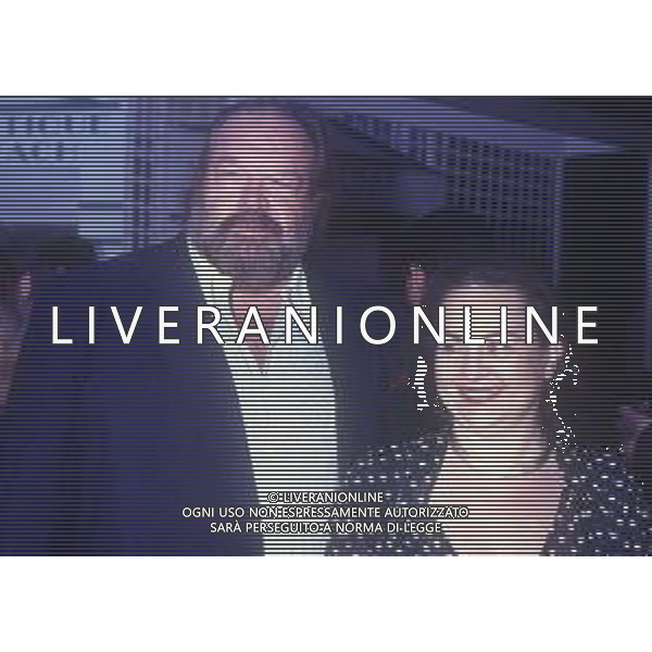 DIAP-RETROSPETTIVA BUD SPENCER PSEUDONIMO DI CARLO PEDERSOLI ATTORE NELLA FOTO BUD SPENCER CON MARIA VASATURO AG ALDO LIVERANI SAS  