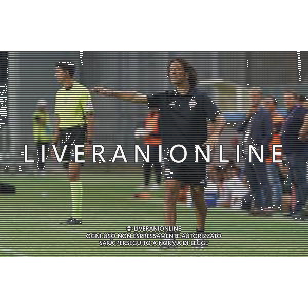 coach Mirko Cudini (Calcio Foggia 1920) during the Italian soccer Serie C match Calcio Foggia vs Giugliano Calcio 1928 on September 11, 2023 at Pino Zaccheria Stadium in Foggia, Italy. Photo by Emmanuele Mastrodonato/ag. Aldo Liverani sas/AGENZIA ALDO LIVERANI SAS
