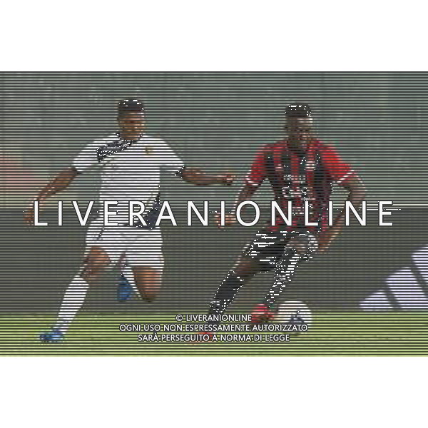 Carlos Embalo (Calcio Foggia 1920) and Sulaiman Oyewale (Giugliano Calcio 1928)/AGENZIA ALDO LIVERANI SAS