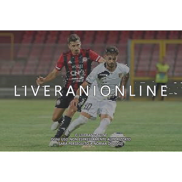 Flavio Di Dio (Giugliano Calcio 1928) and Alberto Rizzo (Calcio Foggia 1920) during the Italian soccer Serie C match Calcio Foggia vs Giugliano Calcio 1928 on September 11, 2023 at Pino Zaccheria Stadium in Foggia, Italy. Photo by Emmanuele Mastrodonato/ag. Aldo Liverani sas/AGENZIA ALDO LIVERANI SAS