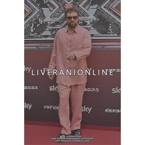 TVRG photocall X Factor 2023 nella foto Jacopo Matteo D\'Amico in arte Dargen D\'Amico Milano 12-09-2023 Photocall in occasione della conferenza stampa di presentazione di X Factor 2023 foto Roberto Garavaglia/ag. Aldo Liverani sas