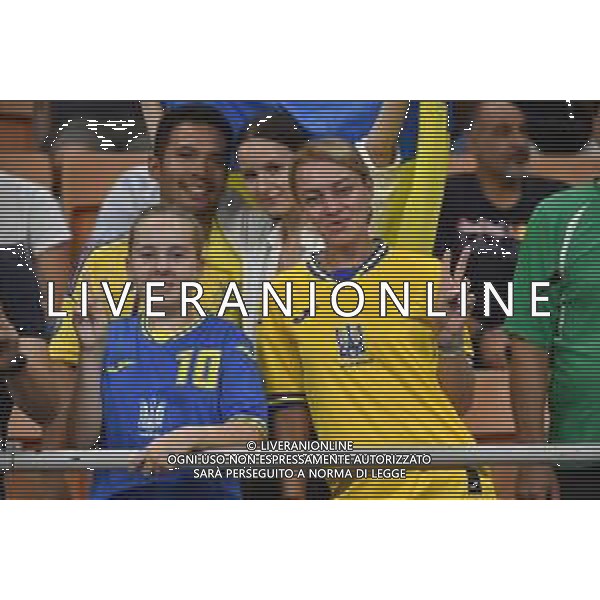 Italia vs Ucraina nella foto tifosi Ucraina Milano 12-09-2023 Stadio Giuseppe Meazza - San Siro Gruppo C di qualificazione a UEFA EURO 2024 foto Roberto Garavaglia/ag. Aldo Liverani sas