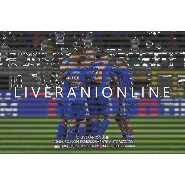 TVMV-Milano 12.09.2023 Stadio Giuseppe Meazza ©Manuela Viganti/Agenzia Aldo Liverani Italia vs Ucraina Qualificazioni Europeo 2024 Nella foto: esultanza italia dopo il gol di davide frattesi ©Viganti/AGENZIA ALDO LIVERANI SAS
