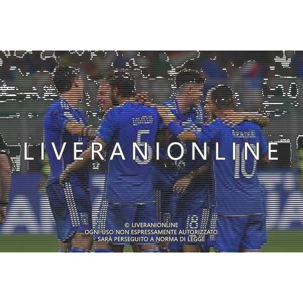 TVMV-Milano 12.09.2023 Stadio Giuseppe Meazza ©Manuela Viganti/Agenzia Aldo Liverani Italia vs Ucraina Qualificazioni Europeo 2024 Nella foto: esultanza italia dopo il gol di davide frattesi ©Viganti/AGENZIA ALDO LIVERANI SAS