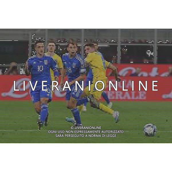 TVMV-Milano 12.09.2023 Stadio Giuseppe Meazza ©Manuela Viganti/Agenzia Aldo Liverani Italia vs Ucraina Qualificazioni Europeo 2024 Nella foto: nicolò barella e giacomo raspadori ©Viganti/AGENZIA ALDO LIVERANI SAS