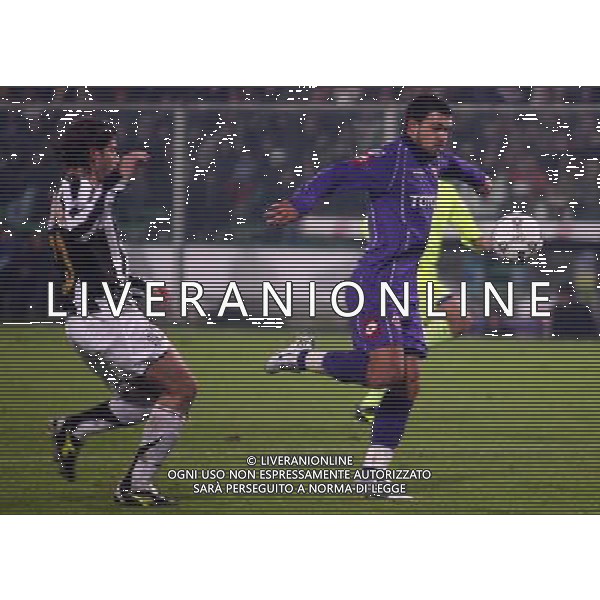 FIRENZE 1 DICEMBRE 2005 FIORENTINA - JUVENTUS COPPA ITALIA NELLA FOTO: GOL BOJINOV FOTO NUCCI / AG. ALDO LIVERANI