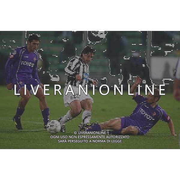 FIRENZE 1 DICEMBRE 2005 FIORENTINA - JUVENTUS COPPA ITALIA NELLA FOTO: PAZIENZA - GIANNICHEDDA - JORGENSEN FOTO NUCCI / AG. ALDO LIVERANI