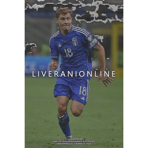 Italia vs Ucraina nella foto Nicolo\' Barella (Italia) Milano 12-09-2023 Stadio Giuseppe Meazza - San Siro Gruppo C di qualificazione a UEFA EURO 2024 foto Roberto Garavaglia/ag. Aldo Liverani sas