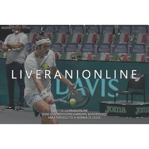 Davis Cup 2023 Unipol Arena 13 Settembre Italia vs Canada Nella foto: Lorenzo Musetti FOTO ANDREA ROSITO-AG ALDO LIVERANI SAS