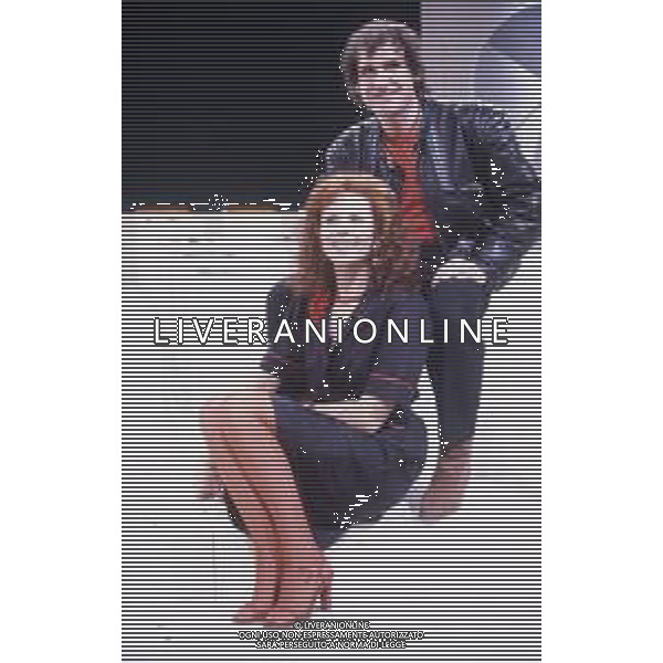 DIAP-RETROSPETTIVA GINO SANTERCOLE CANTANTE E ATTORE NELLA FOTO GINO SANTERCOLE NELL\'ANNO 1981 CON MELU\' VALENTE AG ALDO LIVERANI SAS