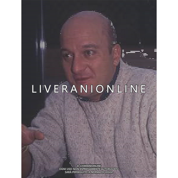 DIAP-RETROSPETTIVA CLAUDIO BISIO ATTORE NELLA FOTO CLAUDIO BISIO NELL\'ANNO 2000 A MILANO AG ALDO LIVERANI SAS