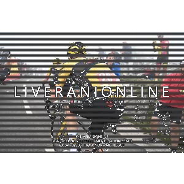 13-09-2023 Vuelta A Espana; Tappa 17 Ribadesella - Alto De L\'angliru; 2023, Jumbo - Visma; Roglic, Primoz; Vingegaard, Jonas; Alto De L\'angliru; FOTO STEFANO SIROTTI-AG ALDO LIVERANI SAS