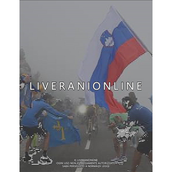 13-09-2023 Vuelta A Espana; Tappa 17 Ribadesella - Alto De L\'angliru; 2023, Jumbo - Visma; Roglic, Primoz; Vingegaard, Jonas; Alto De L\'angliru; FOTO STEFANO SIROTTI-AG ALDO LIVERANI SAS