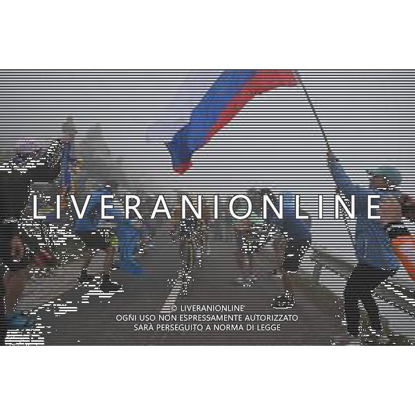 13-09-2023 Vuelta A Espana; Tappa 17 Ribadesella - Alto De L\'angliru; 2023, Jumbo - Visma; Roglic, Primoz; Vingegaard, Jonas; Alto De L\'angliru; FOTO STEFANO SIROTTI-AG ALDO LIVERANI SAS
