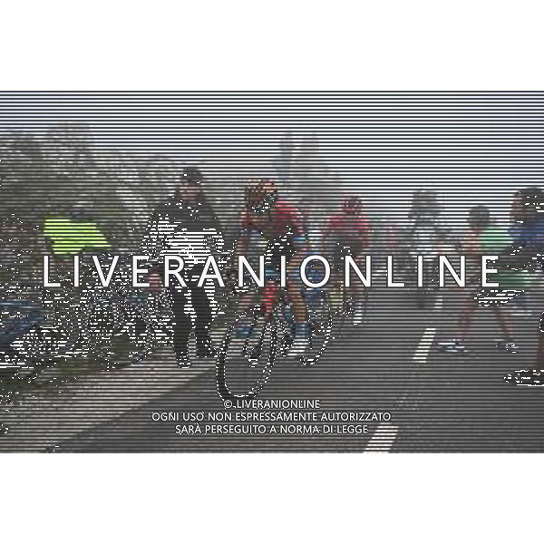 13-09-2023 Vuelta A Espana; Tappa 17 Ribadesella - Alto De L\'angliru; 2023, Bahrain - Victorious; 2023, Jumbo - Visma; Landa Meana, Mikel; Kuss, Sepp; Alto De L\'angliru; FOTO STEFANO SIROTTI-AG ALDO LIVERANI SAS