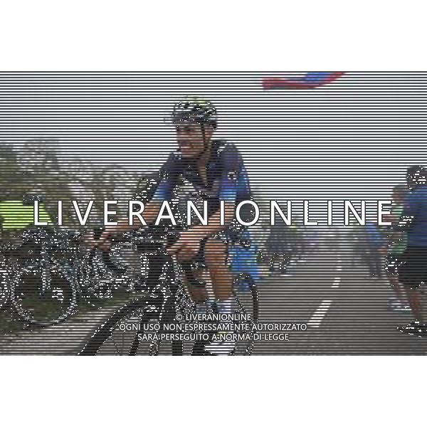 13-09-2023 Vuelta A Espana; Tappa 17 Ribadesella - Alto De L\'angliru; 2023, Movistar; Mas, Enric; Alto De L\'angliru; ©SIROTTI/AGENZIA ALDO LIVERANI SAS