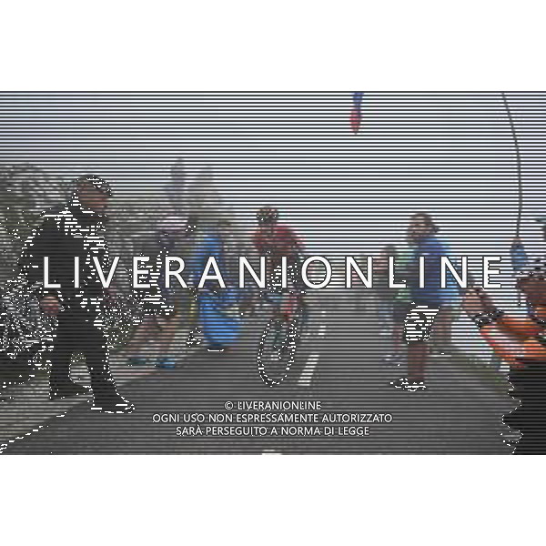 13-09-2023 Vuelta A Espana; Tappa 17 Ribadesella - Alto De L\'angliru; 2023, Bahrain - Victorious; Poels, Wouter; Alto De L\'angliru; ©SIROTTI/AGENZIA ALDO LIVERANI SAS