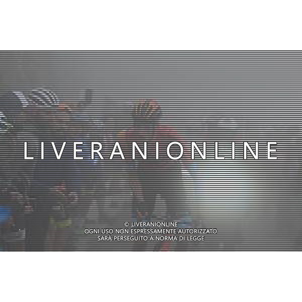 13-09-2023 Vuelta A Espana; Tappa 17 Ribadesella - Alto De L\'angliru; 2023, Bahrain - Victorious; Poels, Wouter; Alto De L\'angliru; ©SIROTTI/AGENZIA ALDO LIVERANI SAS