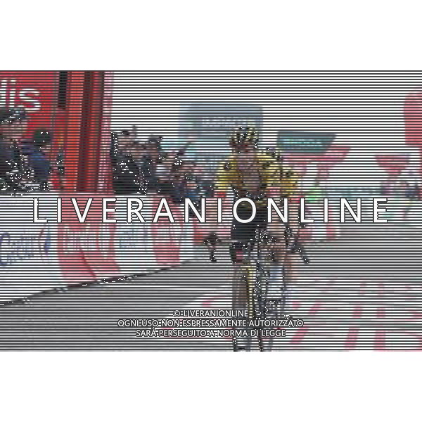 13-09-2023 Vuelta A Espana; Tappa 17 Ribadesella - Alto De L\'angliru; 2023, Jumbo - Visma; Roglic, Primoz; Alto De L\'angliru; ©SIROTTI/AGENZIA ALDO LIVERANI SAS