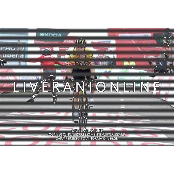 13-09-2023 Vuelta A Espana; Tappa 17 Ribadesella - Alto De L\'angliru; 2023, Jumbo - Visma; Roglic, Primoz; Alto De L\'angliru; ©SIROTTI/AGENZIA ALDO LIVERANI SAS