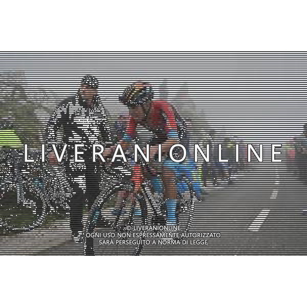 13-09-2023 Vuelta A Espana; Tappa 17 Ribadesella - Alto De L\'angliru; 2023, Bahrain - Victorious; Buitrago Sanchez, Santiago; Alto De L\'angliru; ©SIROTTI/AGENZIA ALDO LIVERANI SAS