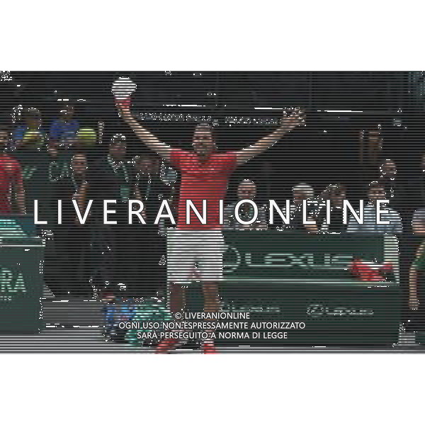 Davis Cup 2023 Unipol Arena 13 Settembre Italia vs Canada Nella foto: Frank Dancevic FOTO ANDREA ROSITO-AG ALDO LIVERANI SAS